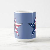ドナルドJ.トランプ~大統領~米国国旗~スターMAGA~ コーヒーマグカップ (中央)