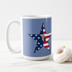 ドナルドJ.トランプ～大統領～米国国旗～スターMAGA～ コーヒーマグカップ
