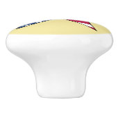 ドナルドJ.トランプ～大統領～米国国旗～スターMAGA～ セラミックノブ (側面)