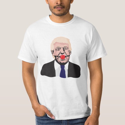 ドナルドJ. Trump -ギャグの球大統領-文字を加えて下さい Tシャツ (正面)