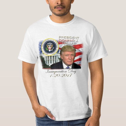ドナルドJ. Trump Inauguration大統領 Tシャツ (正面)