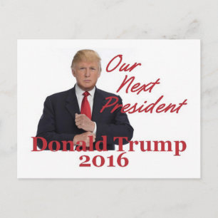 ドナルドTRUMP 2016はがき ポストカード