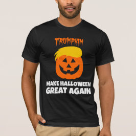 ドナルドTrumpkinはハロウィンを素晴らしく再度させます Tシャツ
