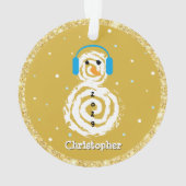 ドナーは私のスピリットトナディアクリスマスオーナメント オーナメント (裏面)