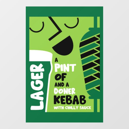 ドナーケバブ ウィンドウサイン (シート)