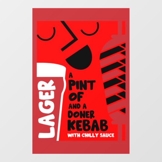 ドナーケバブ ウィンドウサイン (シート)