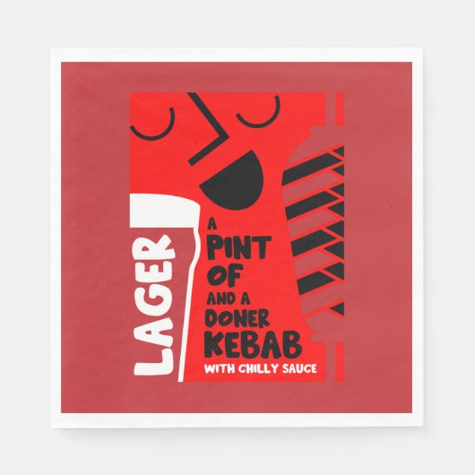 ドナーケバブ スタンダードランチョンナプキン (正面)