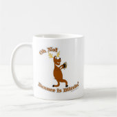 ドナーズブリッツェンハッピーホリデークリスマスアート コーヒーマグカップ (左)