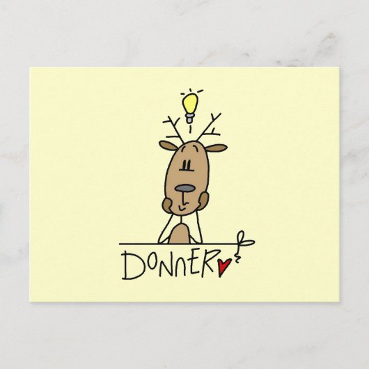 ドナートナリーナークリスマスTシャツとギフト シーズンポストカード (正面)