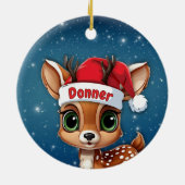 ドナーベイビーシカ, 子鹿, メス鹿, トナカイ🦌🎄 セラミックオーナメント (裏面)