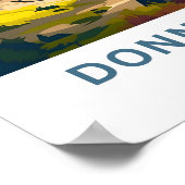 ドナーレイクカリフォルニアトラベルプリント ポスター (角)