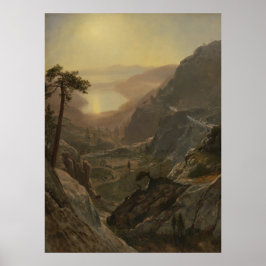 ドナー湖，カリフォルニア ポスター