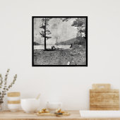 ドナー湖、CAダゲレオタイプ1852 ポスター (キッチン)