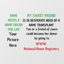 ドナー窓ガラスシール ウィンドウサイン