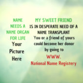 ドナー窓ガラスシール ウィンドウサイン (シート3)