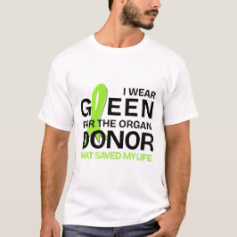 ドナー認識プライドサポート感謝ユニセックス Tシャツ