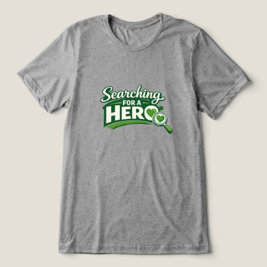 ドナー・ヒーローを探して トライブレンドＴシャツ (デザイン正面)