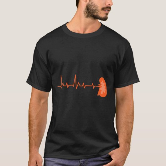 ドナー – Ekg心房臓器腎臓病覚醒剤 Tシャツ (正面)