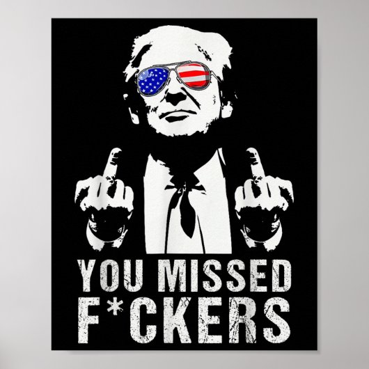 ドナ恋しく思ル・トランプ・ミドルフィ大統領 ポスター (正面)