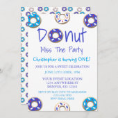 ドナ恋しく思ーパーティー1回目の誕生日 招待状 (正面/裏面)