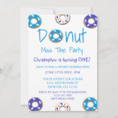 ドナ恋しく思ーパーティー1回目の誕生日 招待状 (正面)