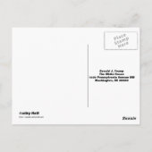 ドナ連絡ルJ.トランプ巨大はがき ポストカード (裏面)