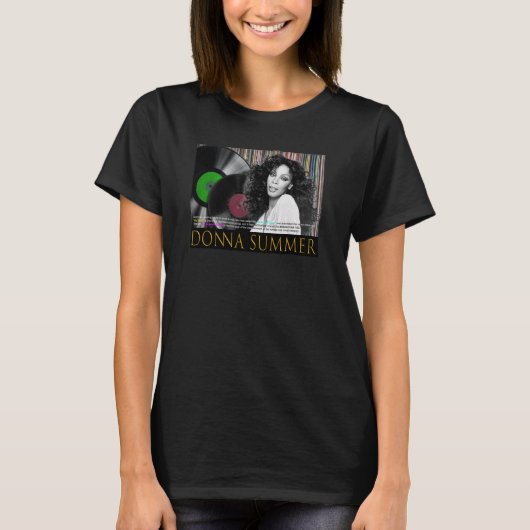 ドナ・サマー_001_背面プリント Tシャツ (正面)