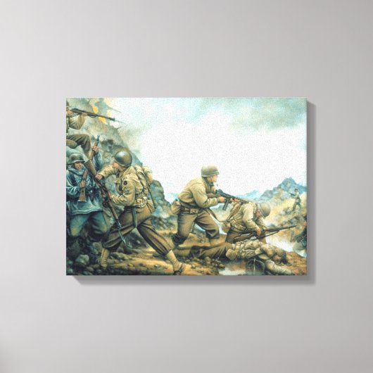 ドナ・ネイリーによる冬のラインでのレッドブル キャンバスプリント (正面)