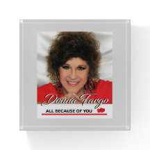 ドナ・ファーゴすべてのあなたのガラスのペーパーウェイト