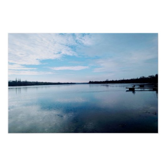 ドニエパー川の広い土手 ポスター (正面)