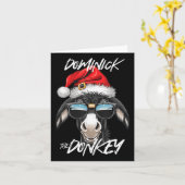 ドニックザドンキーおもしろいのクリスチイタリアンャスト カード (黄色い花)