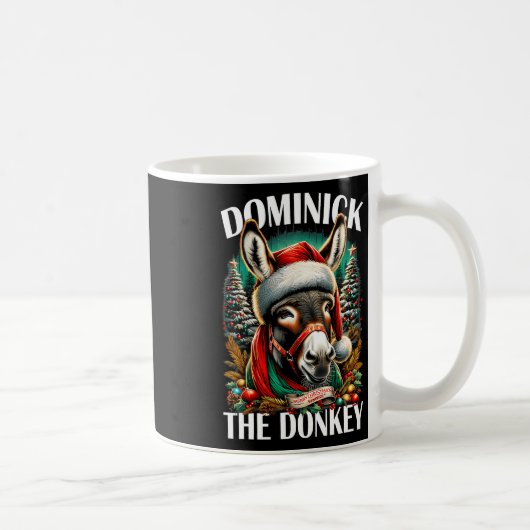 ドニックザドンキーおもしろいのクリスチイタリアンャスト コーヒーマグカップ (右)