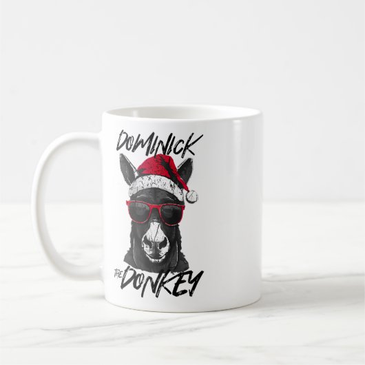 ドニックザドンキーおもしろいのクリスチイタリアンャスト コーヒーマグカップ (左)