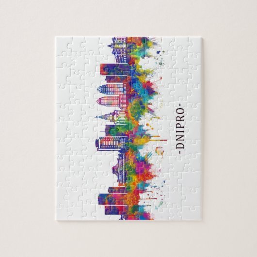 ドニプロウクライナスカイライン ジグソーパズル (縦)