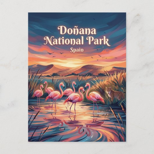 ドニャーナ国立公園 スペイン ポストカード (正面)