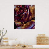 ドニーブルックバラ抽象芸術アート ポスター (キッチン)