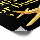 ドニー2人形Dony Qの4億ドルのジェット機 ポスター (角)