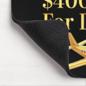 ドニー2人形Dony Qの4億ドルのジェット機 マウスパッド (コーナー)