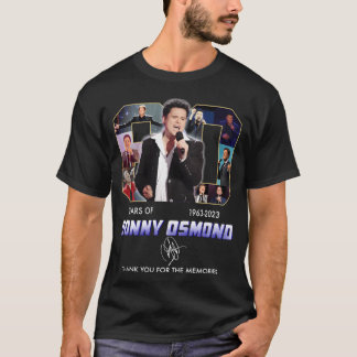 ドニー・オズモンド 60周年 1963-2023 感謝の思いを込めて Tシャツ