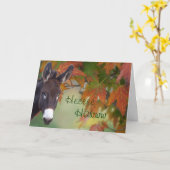 ドニー・ドンキーヒュー誕生日カスタマイズ- カード (黄色い花)