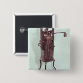 ドニ・パパン1679年が発明する圧力鍋 缶バッジ (正面&裏面)