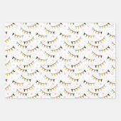 ドヌアンドガーランズパステルベーカリー誕生日 ラッピングペーパーシート (正面3)