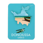 ドヌサ ギリシャ 旅行地図 マグネット (縦)