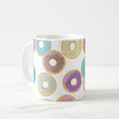 ドネカラフルツと振りかけるパターン コーヒーマグカップ (正面左)