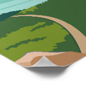 ドネガルアイルランドレトロトラベルアートヴィンテージ ポスター (角)