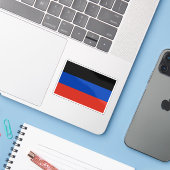 ドネツク人民共和国 の旗 シール (ノートパソコンとiPhone)