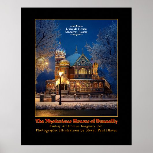 ドネリーの神秘的な家 – No.2ロシア ポスター (正面)