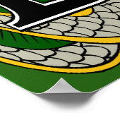 ドネリーセルティックドラゴンプリント ポスター (角)