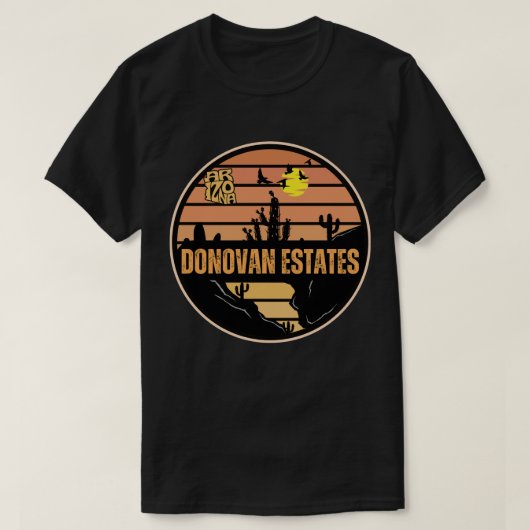 ドノバンエステーツ, アリゾナ州 Tシャツ (デザイン正面)
