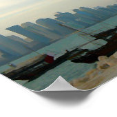 ドハ伝統的ポートのドウズ ポスター (角)